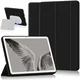 Google Pixel Tablet Hoes Tri-Fold Book Case met Standaard Zwart