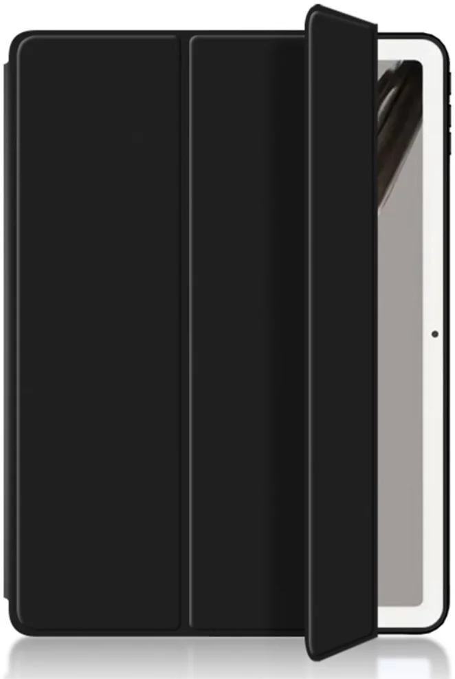 Google Pixel Tablet Hoes Tri-Fold Book Case met Standaard Zwart afbeelding 2