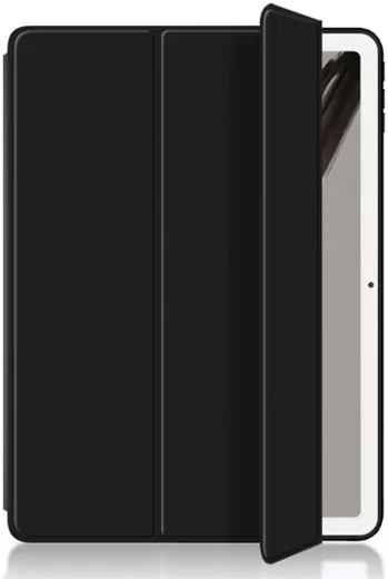 Google Pixel Tablet Hoes Tri-Fold Book Case met Standaard Zwart afbeelding 2