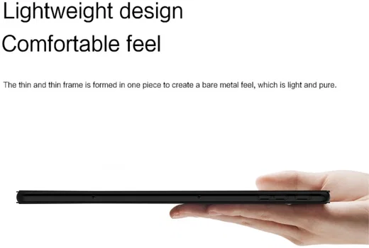 Google Pixel Tablet Hoes Tri-Fold Book Case met Standaard Zwart afbeelding 5