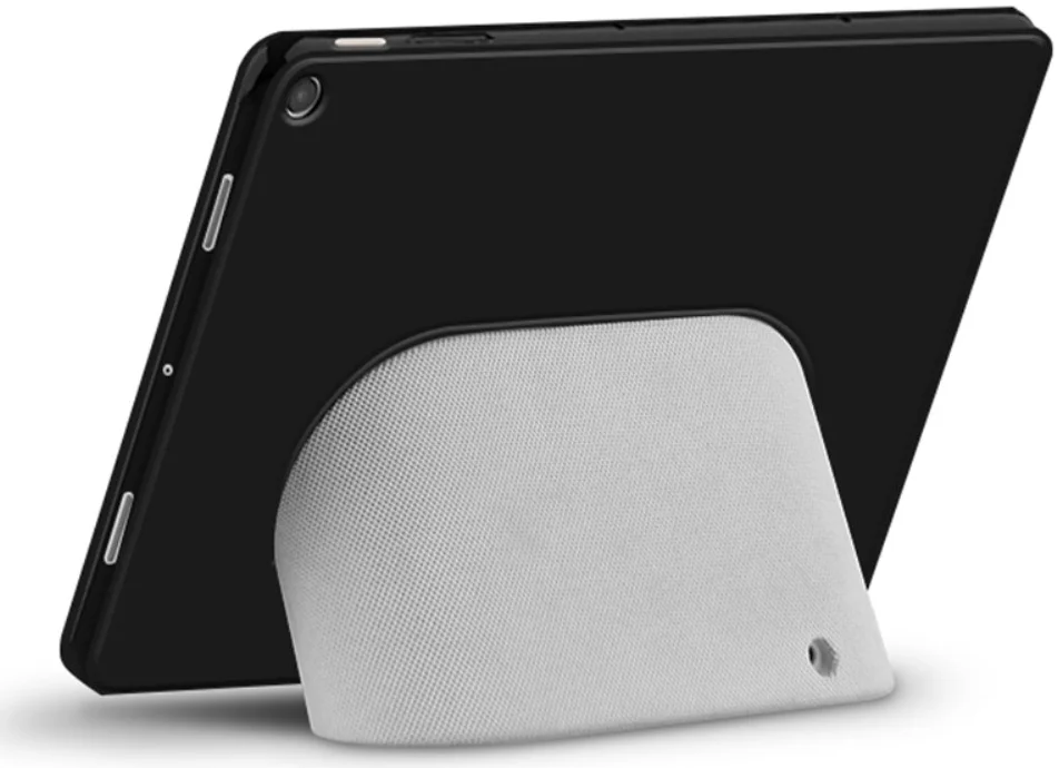 Google Pixel Tablet Hoes Tri-Fold Book Case met Standaard Zwart afbeelding 6