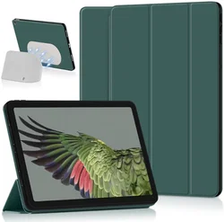 Google Pixel Tablet Hoes Tri-Fold Book Case met Standaard Groen afbeelding