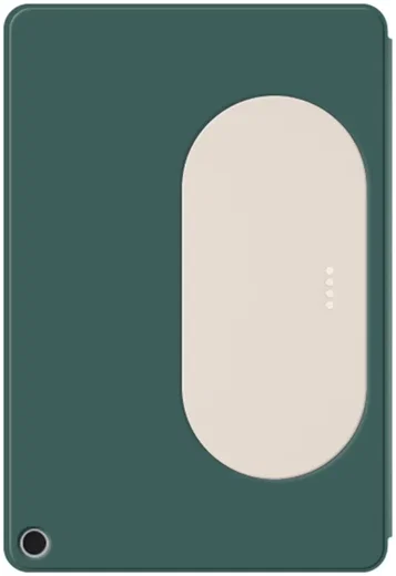 Google Pixel Tablet Hoes Tri-Fold Book Case met Standaard Groen afbeelding 9