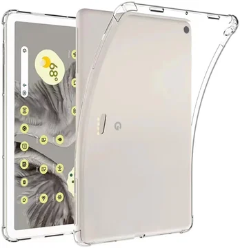Google Pixel Tablet Hoes Schokbestendige TPU Back Cover Transparant