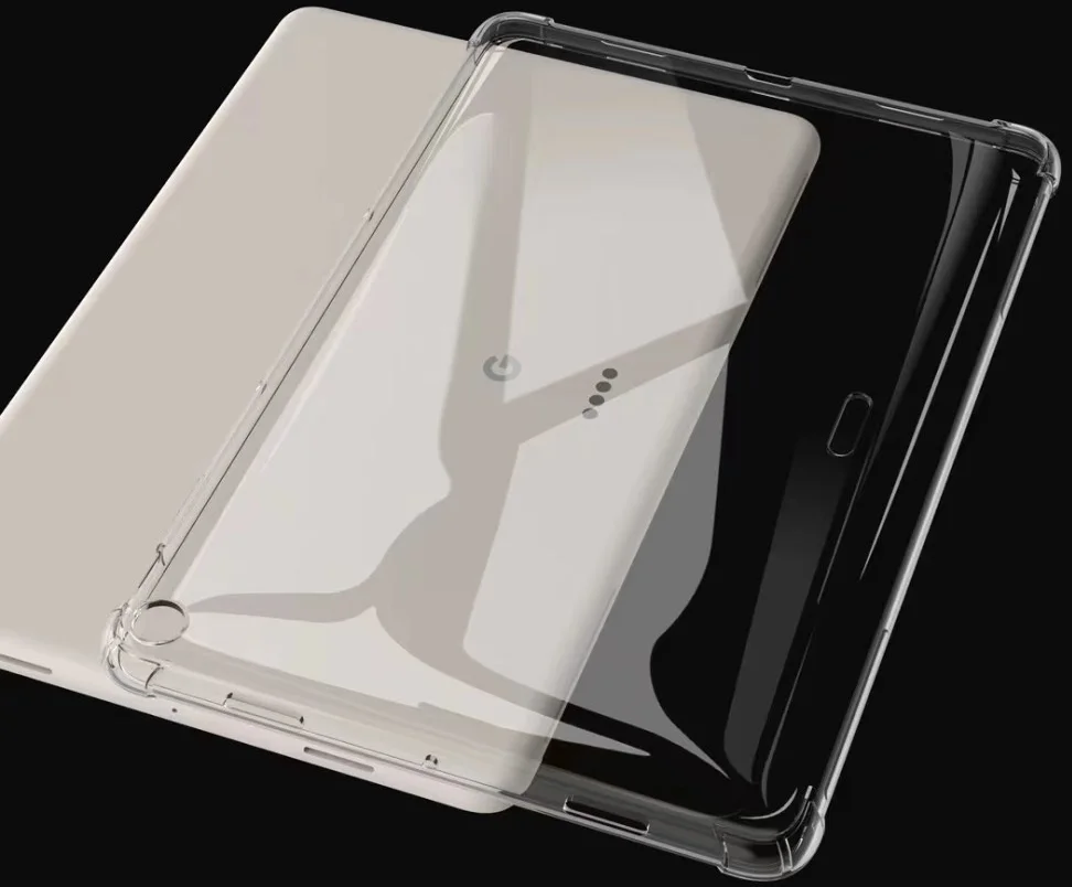 Google Pixel Tablet Hoes Schokbestendige TPU Back Cover Transparant afbeelding 4
