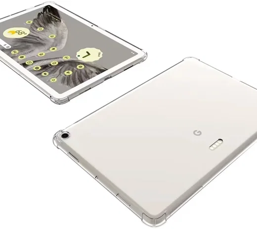 Google Pixel Tablet Hoes Schokbestendige TPU Back Cover Transparant afbeelding 5
