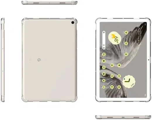 Google Pixel Tablet Hoes Schokbestendige TPU Back Cover Transparant afbeelding 7