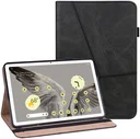 Google Pixel Tablet Hoes Portemonnee Book Case met Standaard Zwart