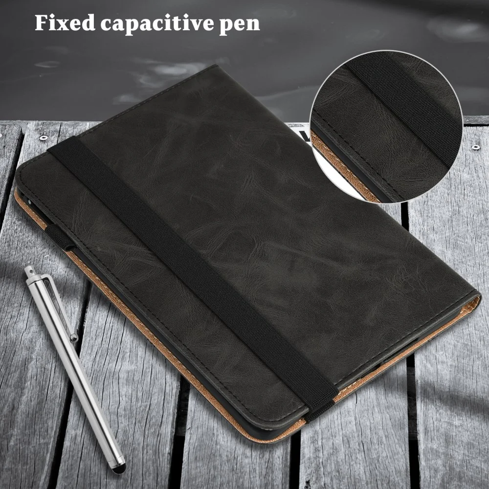 Google Pixel Tablet Hoes Portemonnee Book Case met Standaard Zwart afbeelding 5