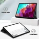 Lenovo Tab P12 Hoes Tri-Fold Book Case met Sleep/Wake Zwart afbeelding 5