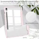 Samsung Tab S10 Lite / S10 FE / S9 (FE) Hoes Tri-Fold Book Case Kunstleer Roze afbeelding 6