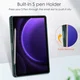 Samsung Tab S10 Lite / S10 FE / S9 (FE) Hoes Tri-Fold Book Case Kunstleer Groen afbeelding 5