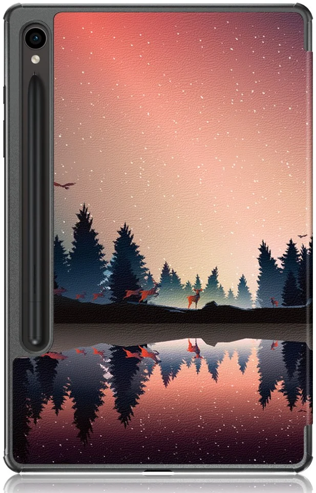 Samsung Tab S10 Lite / S10 FE / S9 (FE) Hoes Book Case Standaard Nightfall Print afbeelding 2