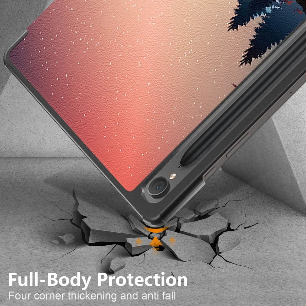 Samsung Tab S10 Lite / S10 FE / S9 (FE) Hoes Book Case Standaard Nightfall Print afbeelding 4