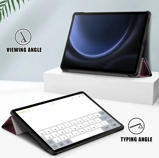 Samsung Tab S10 Lite / S10 FE / S9 (FE) Hoes Book Case Standaard Nightfall Print afbeelding 5
