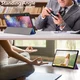 Samsung Tab S10 Lite / S10 FE / S9 (FE) Hoes Book Case Standaard Galaxy Print afbeelding 10