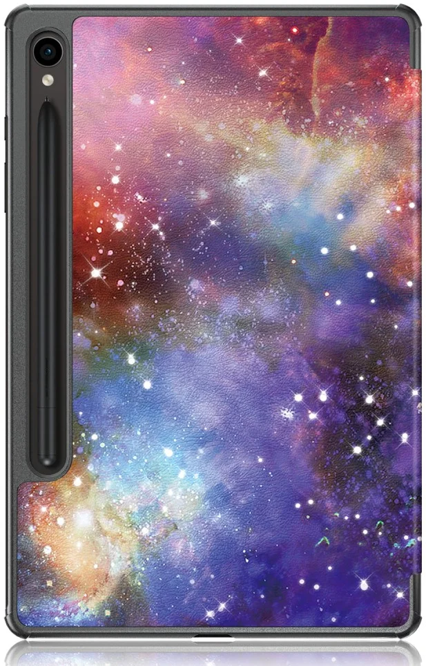 Samsung Tab S10 Lite / S10 FE / S9 (FE) Hoes Book Case Standaard Galaxy Print afbeelding 2