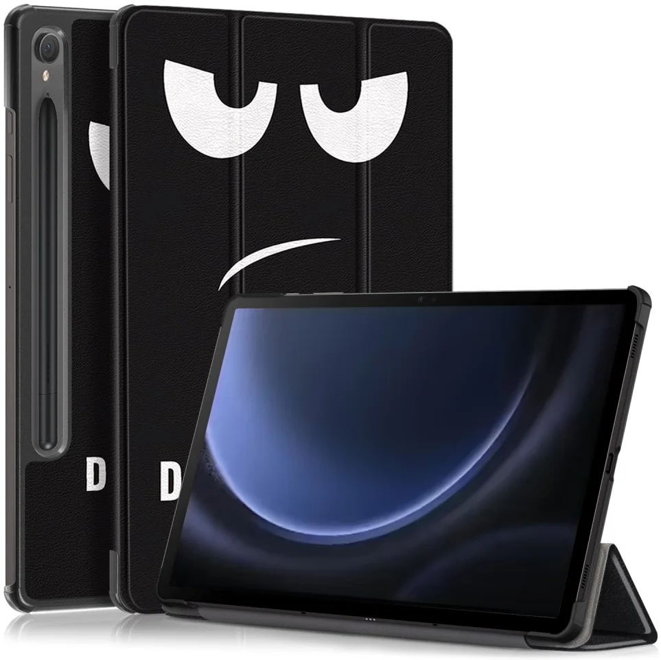 Samsung Tab S10 Lite / S10 FE / S9 (FE) Hoes Book Case met Standaard Touch Print afbeelding 1