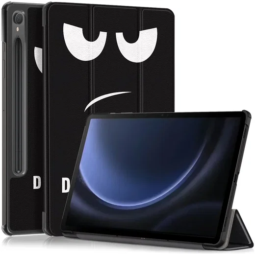 Samsung Tab S10 Lite / S10 FE / S9 (FE) Hoes Book Case met Standaard Touch Print afbeelding 1