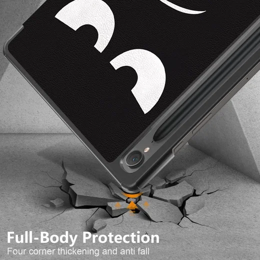 Samsung Tab S10 Lite / S10 FE / S9 (FE) Hoes Book Case met Standaard Touch Print afbeelding 4