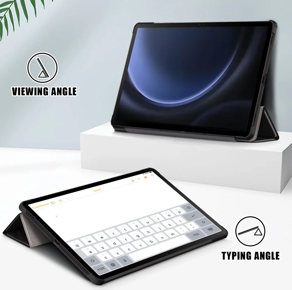 Samsung Tab S10 Lite / S10 FE / S9 (FE) Hoes Book Case met Standaard Touch Print afbeelding 5