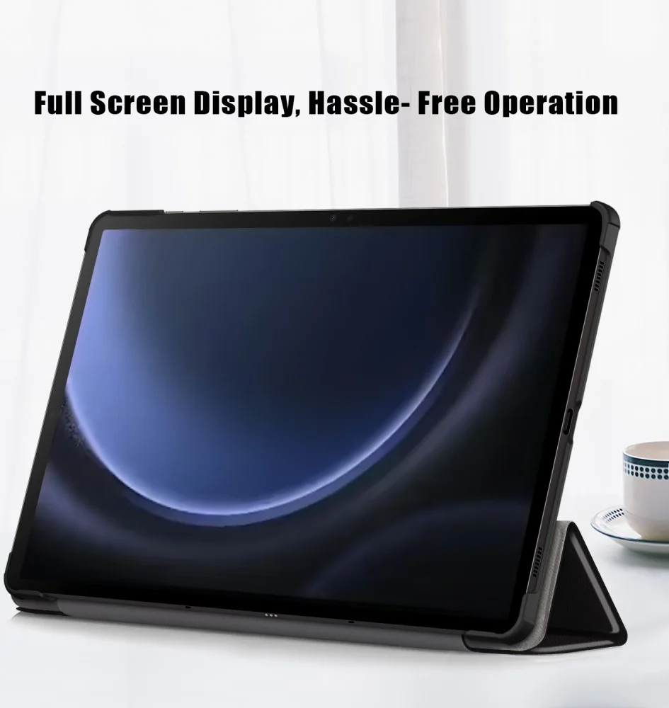 Samsung Tab S10 Lite / S10 FE / S9 (FE) Hoes Book Case met Standaard Touch Print afbeelding 9