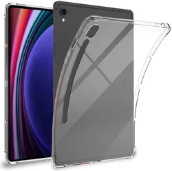 Samsung Galaxy Tab S10 Lite / S10 FE / S9 FE / S9 Hoes TPU Backcover Transparant afbeelding