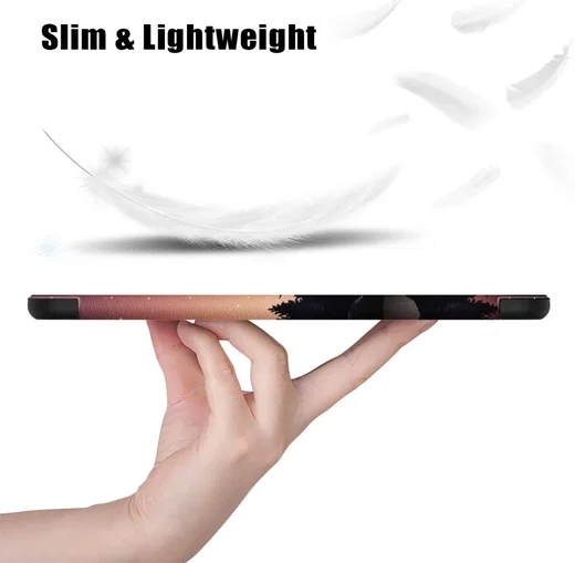 OnePlus Pad Go / Oppo Pad Neo / Air 2 Hoes Tri-Fold Book Case Nacht Print afbeelding 10