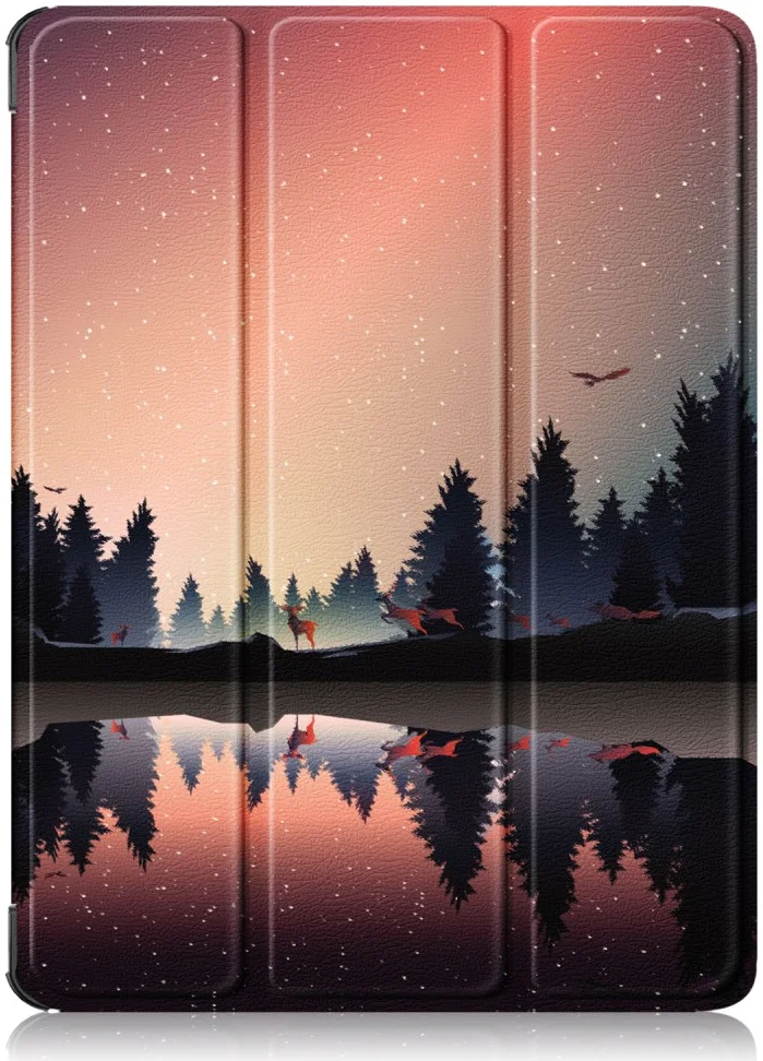 OnePlus Pad Go / Oppo Pad Neo / Air 2 Hoes Tri-Fold Book Case Nacht Print afbeelding 2