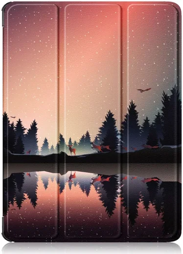 OnePlus Pad Go / Oppo Pad Neo / Air 2 Hoes Tri-Fold Book Case Nacht Print afbeelding 2