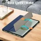 OnePlus Pad Go / Oppo Pad Neo / Air 2 Hoes Tri-Fold Book Case Blauw afbeelding 3