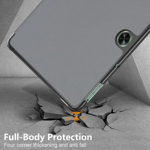 OnePlus Pad Go / Oppo Pad Neo / Air 2 Hoes Tri-Fold Book Case Grijs afbeelding 9