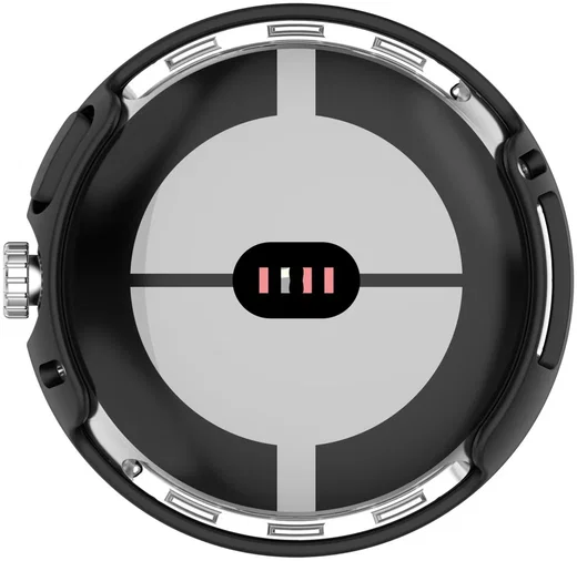 Google Pixel Watch 2 / Pixel Watch Hoesje Hard Plastic Bumper Zwart afbeelding 6