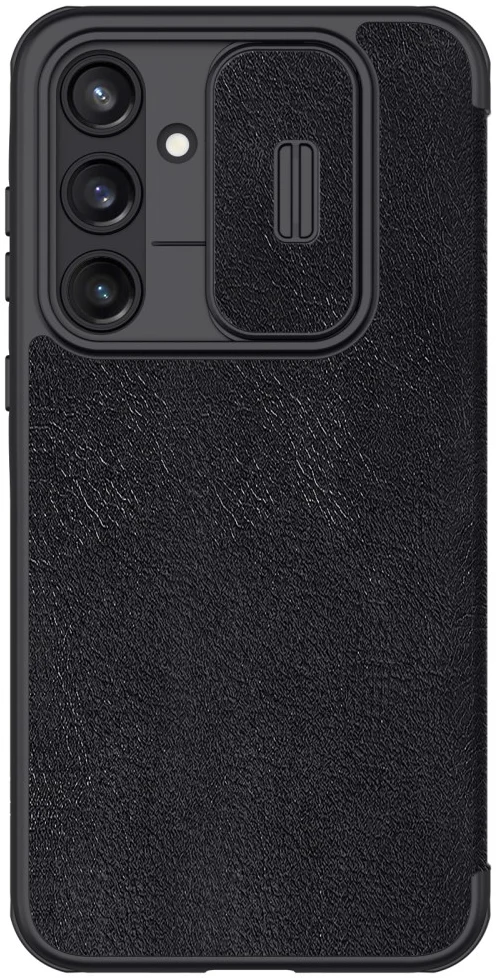 Nillkin Qin Leather Samsung Galaxy A35 Hoesje Book Case Zwart afbeelding 2