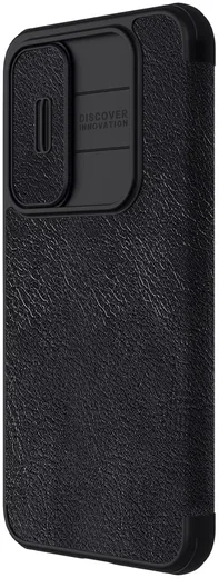 Nillkin Qin Leather Samsung Galaxy A35 Hoesje Book Case Zwart afbeelding 6