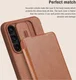 Nillkin Qin Leather Samsung Galaxy A35 Hoesje Book Case Bruin afbeelding 5
