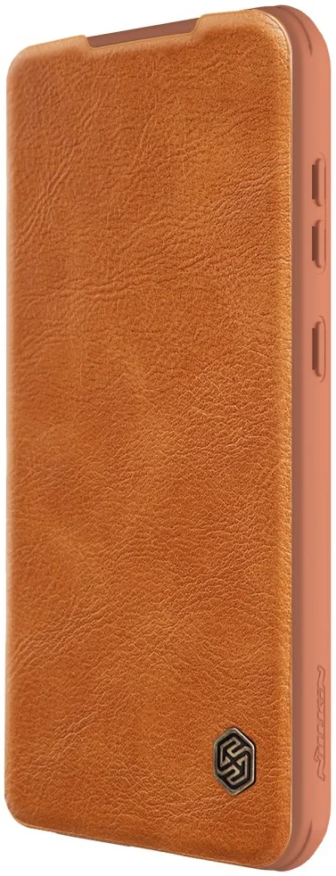 Nillkin Qin Leather Samsung Galaxy A35 Hoesje Book Case Bruin afbeelding 8