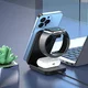 Duzzona 3-in-1 MagSafe Oplader iPhone/AirPods (Pro)/Apple Watch Zwart afbeelding 10