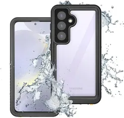 Armor-X Samsung Galaxy S24 Waterdicht Hoesje Schokbestendig Zwart afbeelding