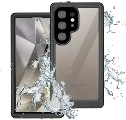 Armor-X Samsung S24 Ultra Waterdicht Hoesje Schokbestendig Zwart afbeelding