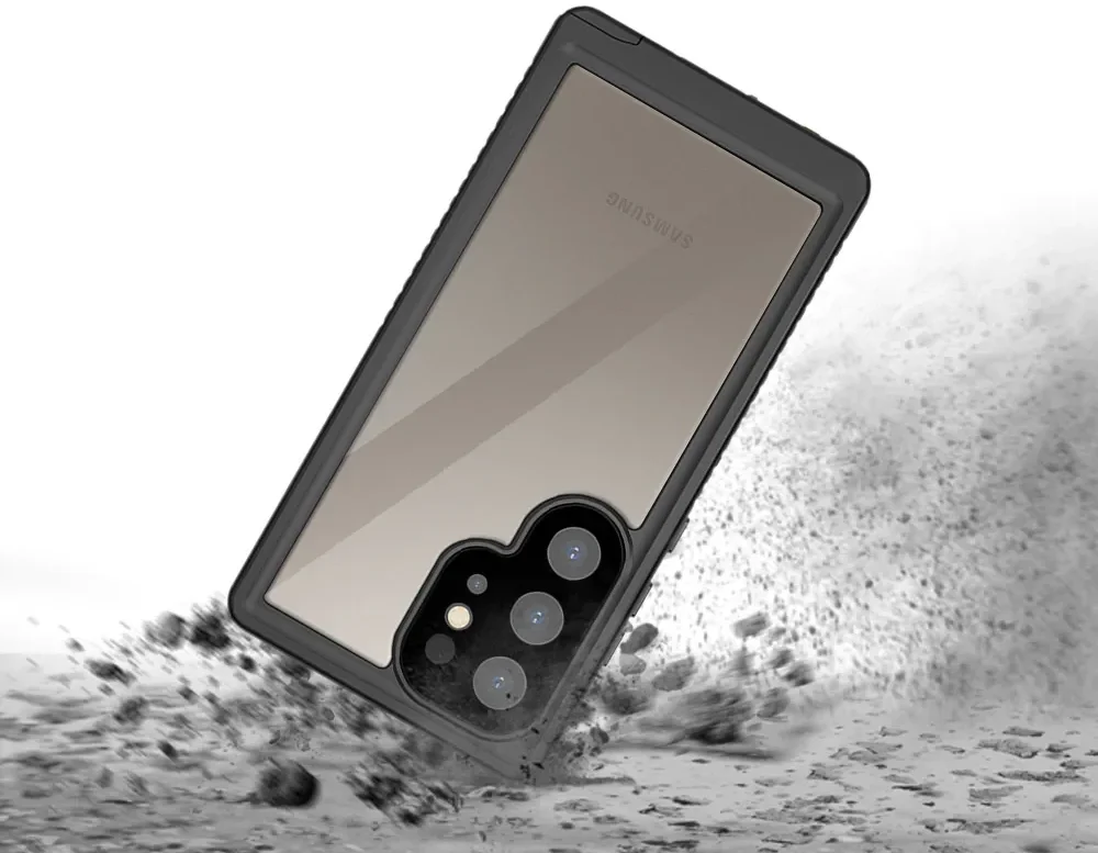 Armor-X Samsung S24 Ultra Waterdicht Hoesje Schokbestendig Zwart afbeelding 5