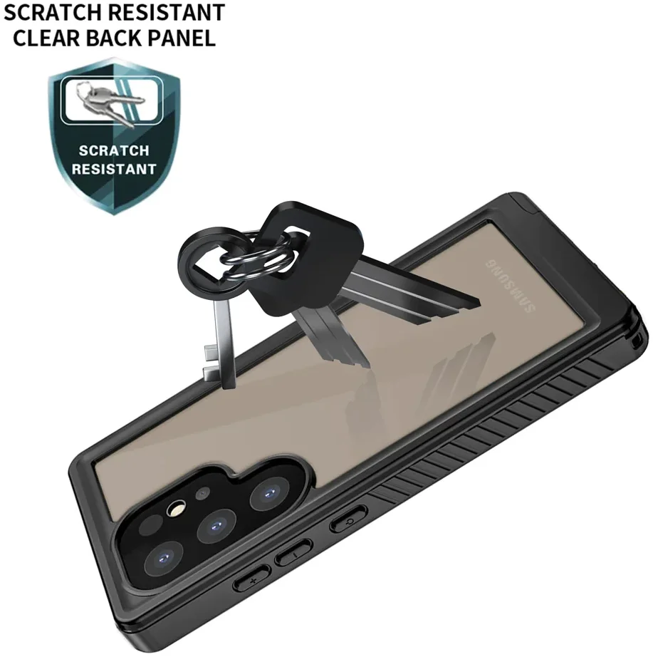 Armor-X Samsung S24 Ultra Waterdicht Hoesje Schokbestendig Zwart afbeelding 6