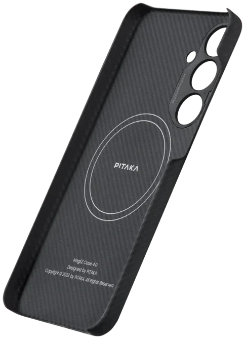 PITAKA MagEZ 4 Samsung Galaxy S24 Plus Hoesje 600D Dun MagSafe Zwart afbeelding 5