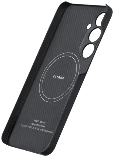 PITAKA MagEZ 4 Samsung Galaxy S24 Plus Hoesje 600D Dun MagSafe Zwart afbeelding 5