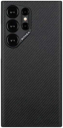 PITAKA MagEZ 4 Samsung Galaxy S24 Ultra Hoesje 600D Dun MagSafe Zwart afbeelding 1