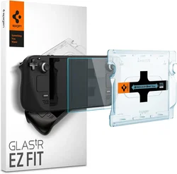 Spigen EZ Fit GLAS.tR Steam Deck OLED (2023) / Deck LCD (2022) Screen Protector afbeelding
