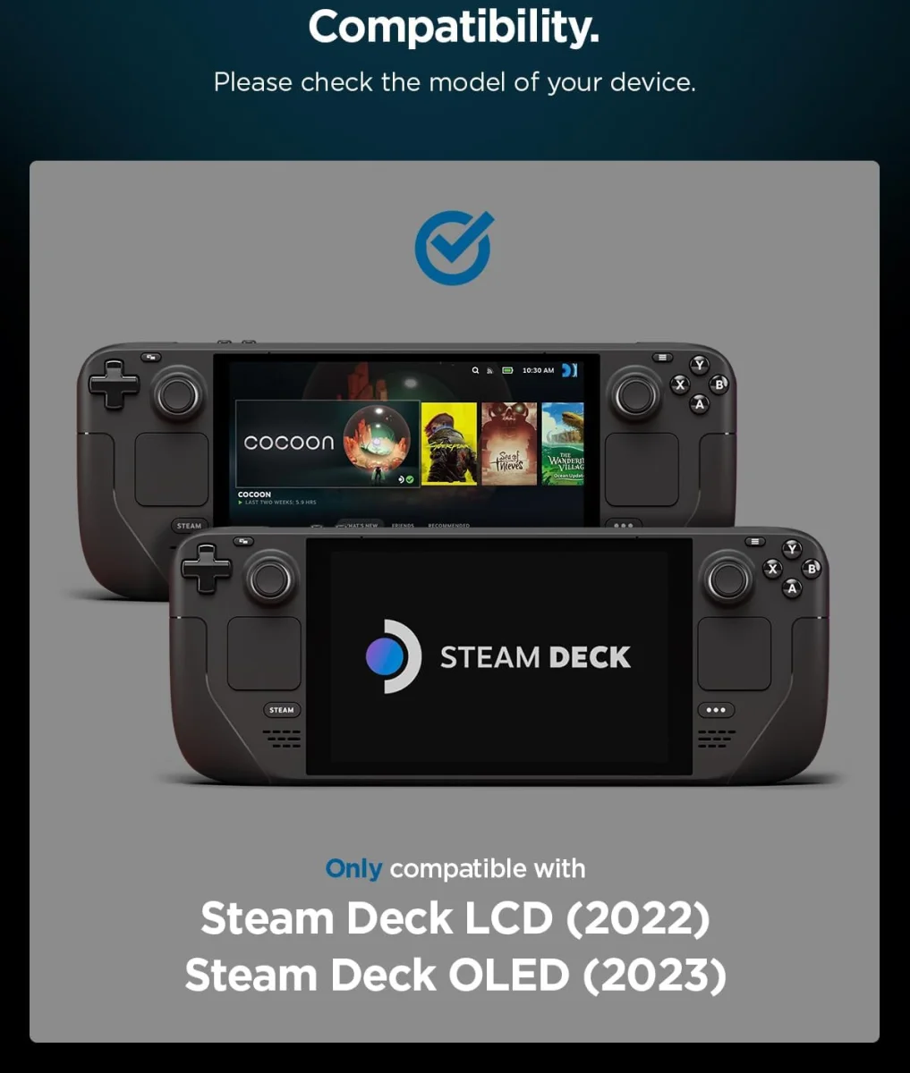 Spigen EZ Fit GLAS.tR Steam Deck OLED (2023) / Deck LCD (2022) Screen Protector afbeelding 4