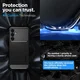 Spigen Rugged Armor Samsung Galaxy A25 Hoesje Back Cover Zwart afbeelding 3