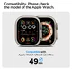 Spigen Rugged Armor - Apple Watch Ultra 3/2/1 Hoesje - Bumper Case Beige afbeelding 3