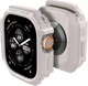 Spigen Rugged Armor - Apple Watch Ultra 3/2/1 Hoesje - Bumper Case Beige afbeelding 1